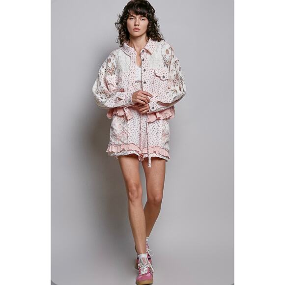 POL Pink Floral Jacket - Picture 5 of 7